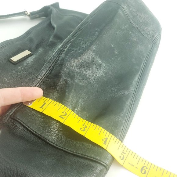 Kate Spade Womens Black Leather Adjustable Single Strap Lined Shoulder Bag - Picture 11 of 15